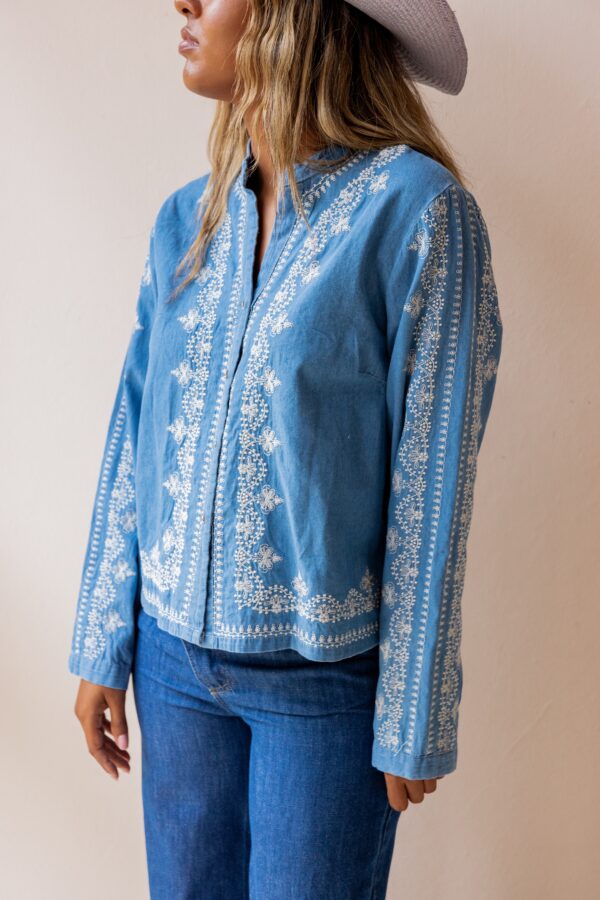 Chemise denim brodé – Image 3