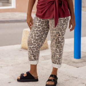 Pantalon léopard