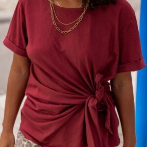 T-shirt à noeud