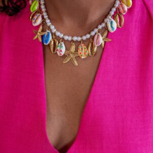 Collier porcelaine