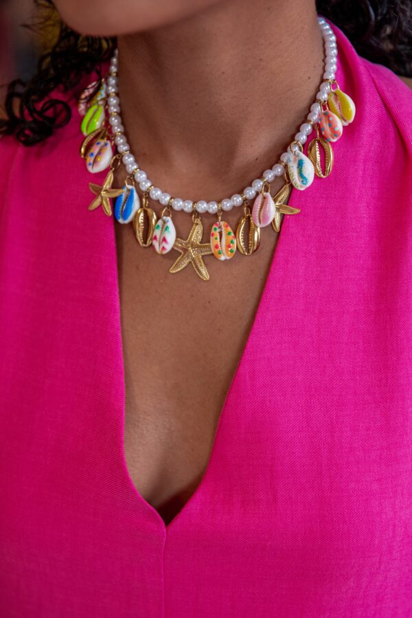 Collier porcelaine