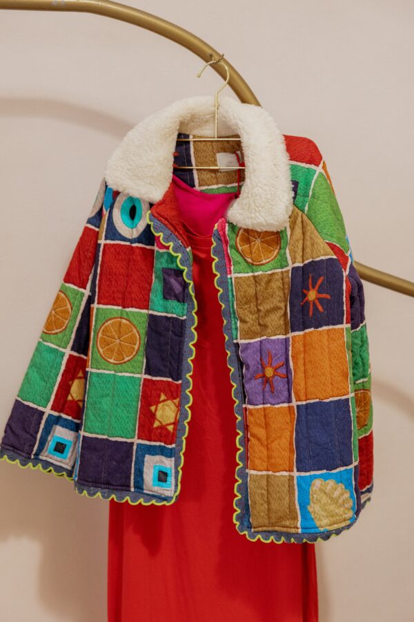 Veste fourrure coloré – Image 6