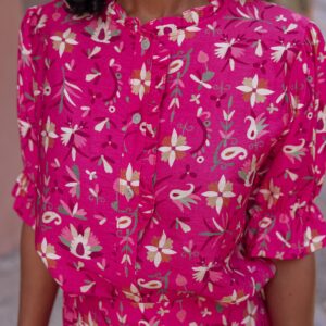 Chemise fleurie