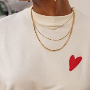 Collier chaîne triple
